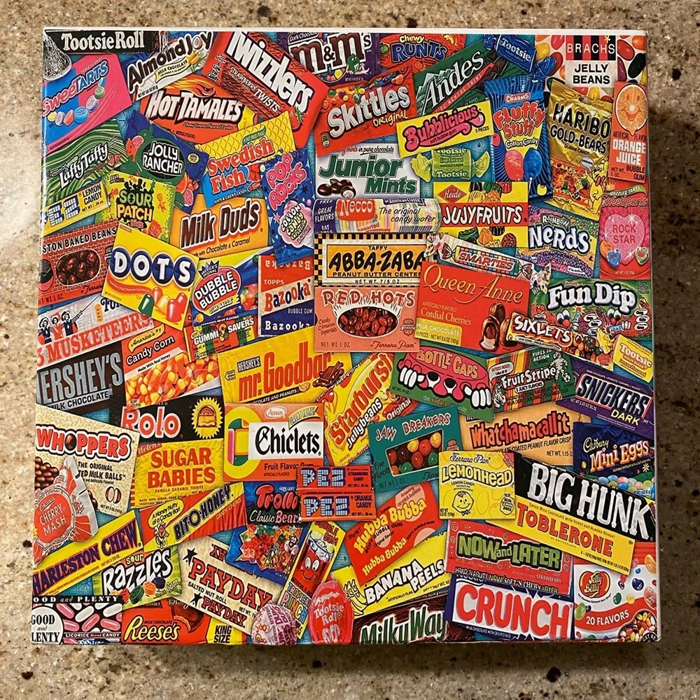 Candy Packaging Collection 1,000 Piece Puzzle